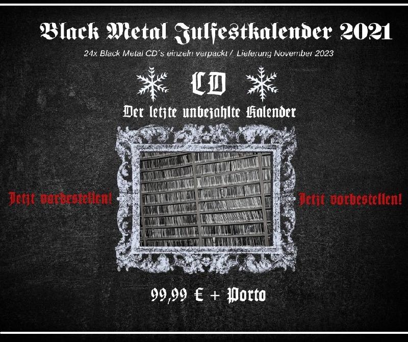 Black Metal CD Julfestkalender 2024 Edition I lim.6